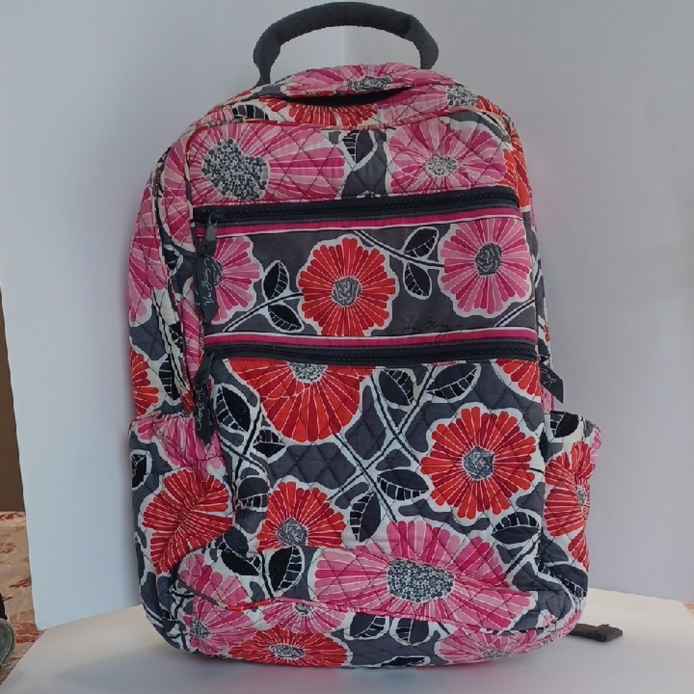 Vera Bradley, Backpack Floral Pink and Red Women's Backpack